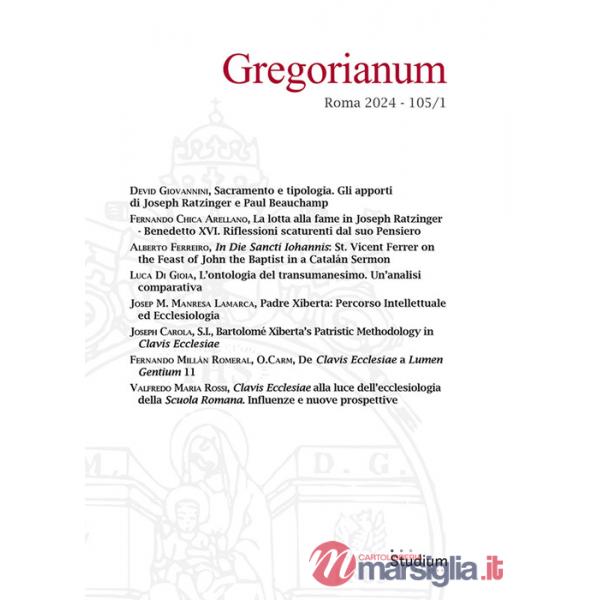 Gregorianum (2024). Vol. 105/1