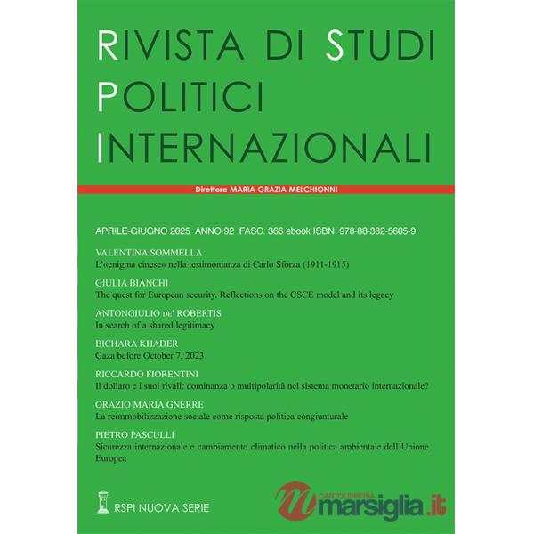 Rivista di studi politici internazionali (2025). Vol. 2