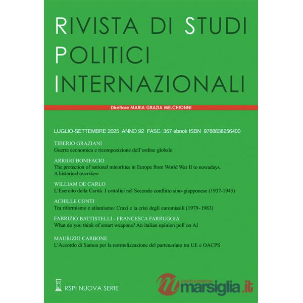 Rivista di studi politici internazionali (2025). Vol. 3