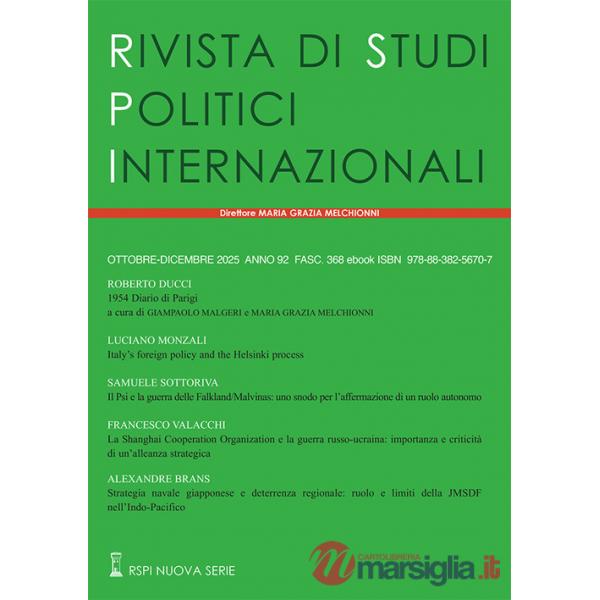 Rivista di studi politici internazionali (2025). Vol. 4