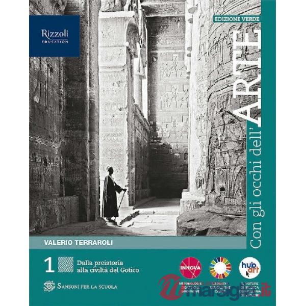 CON GLI OCCHI DELL'ARTE. EDIZIONE VERDE VOL. 1 LIBRO DIGITALE