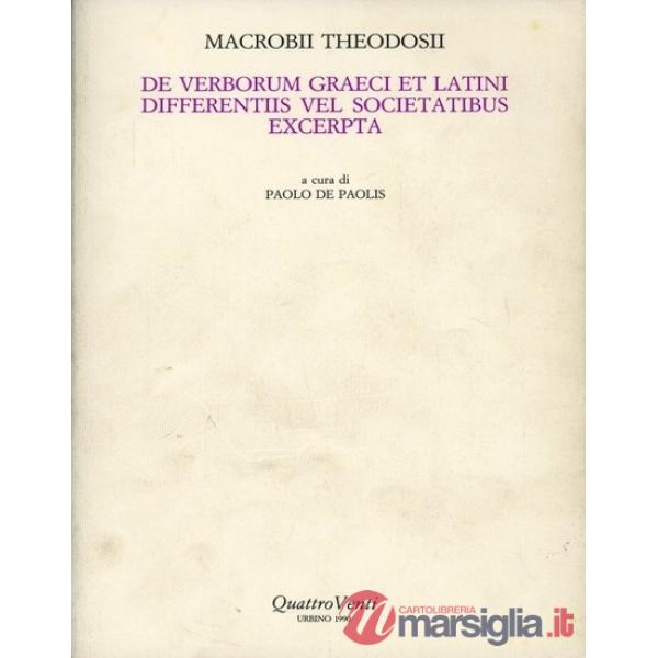 De verborum graeci et latini differentiis vel societatibus excerpta