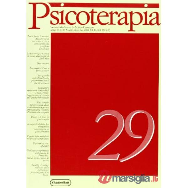Psicoterapia. Vol. 29