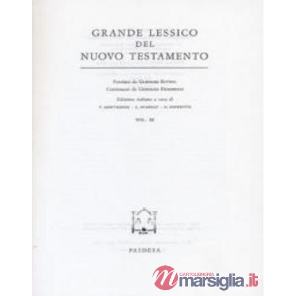 Grande lessico del Nuovo Testamento. Vol. 11