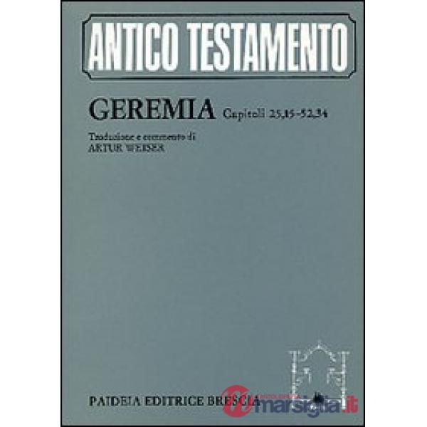 Geremia. Capitoli 25, 15-52, 34