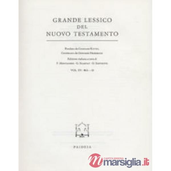 Grande lessico del Nuovo Testamento. Vol. 15
