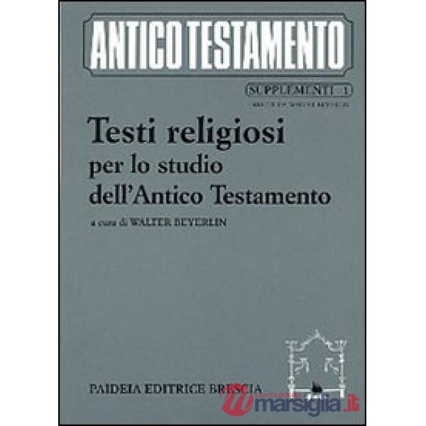 Testi religiosi per lo studio dell'Antico Testamento