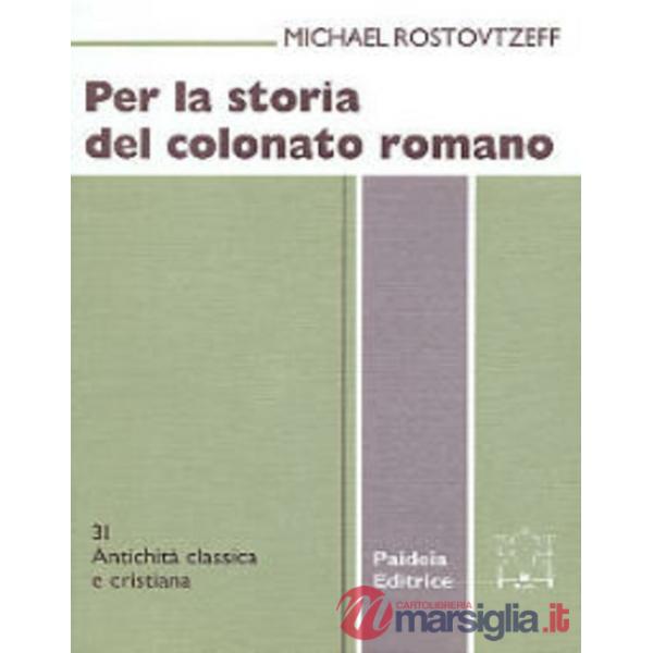 Per la storia del colonnato romano