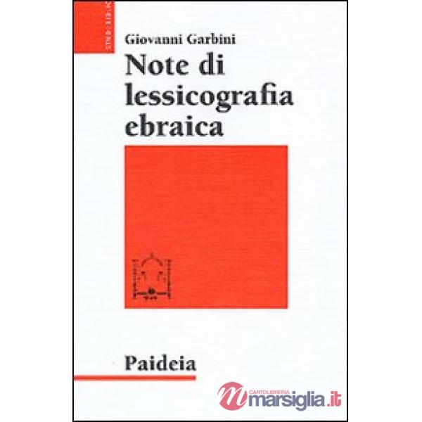 Note di lessicografia ebraica