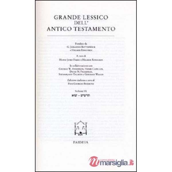 Grande lessico dell'Antico Testamento. Vol. 9: Saw'-tarsis