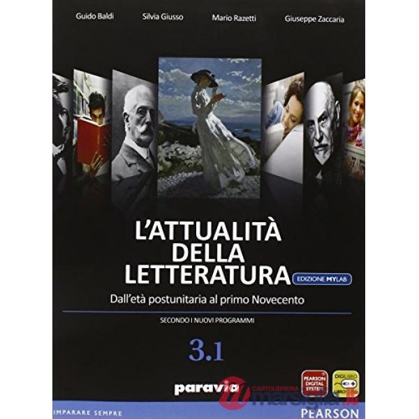 ATTUALITA' DELLA LETTERATURA 3/1 VOL + ITE + MYLAB