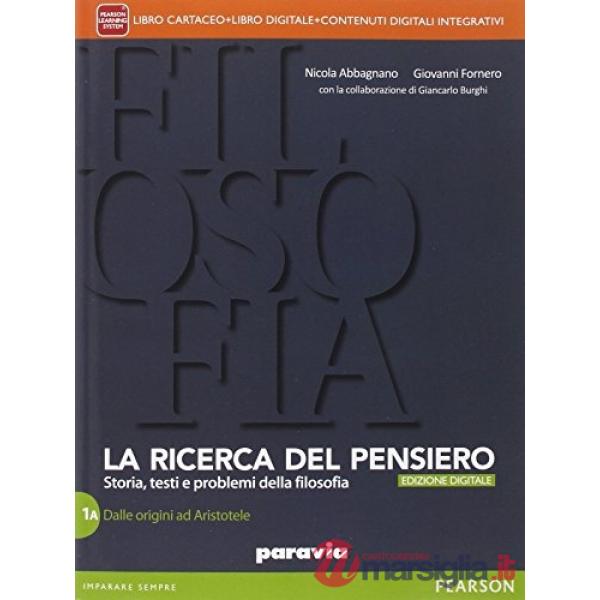 RICERCA DEL PENSIERO 1 VOL + AB + QUAD + ITE + DIDA