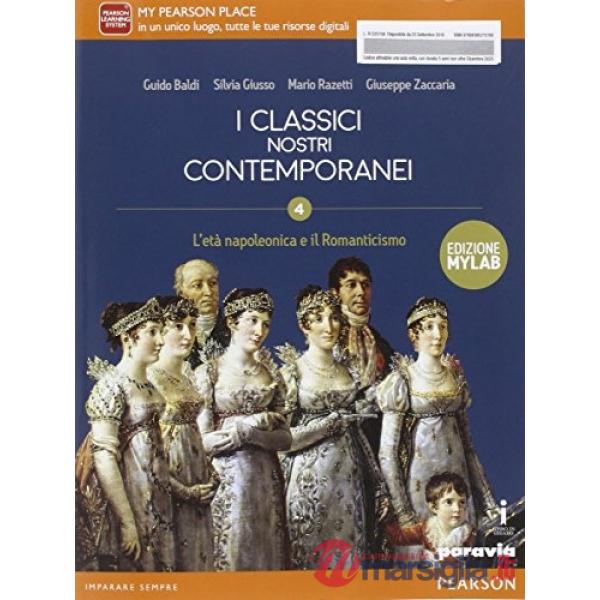 CLASSICI NOSTRI CONTEMPORANEI 4 ED. MYLAB VOL + ITE + DIDASTORE