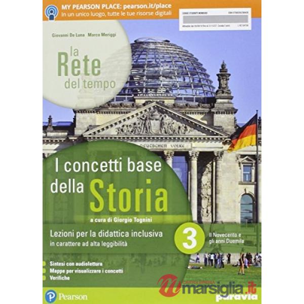 RETE TEMPO CONCETTI BASE STORIA 3 VOL + ITE