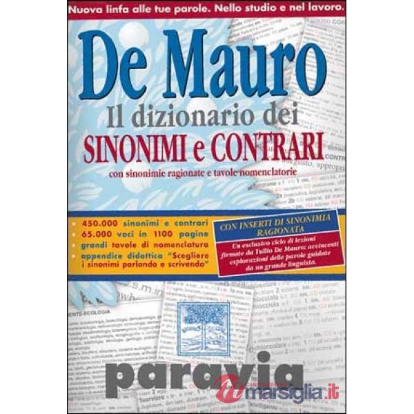 DIZIONARIO DEI SINONIMI E CONTRARI