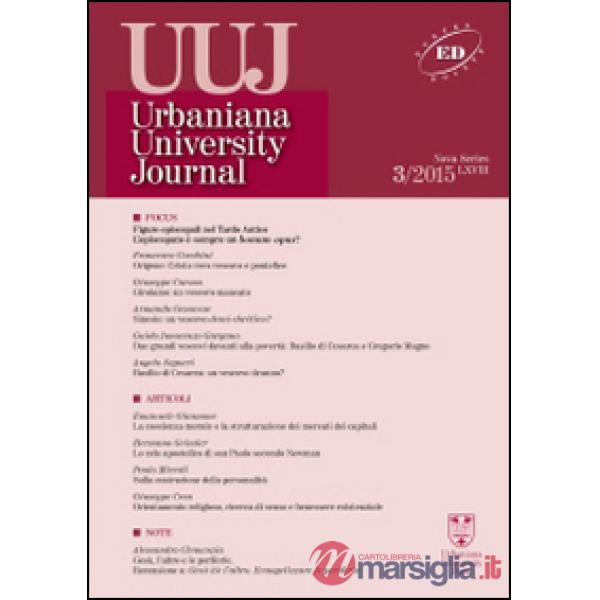 Urbaniana University Journal. Euntes Docete (2015). Vol. 3: Focus: figure episcopali nel tardo antico. L'episcopato è sempre un 
