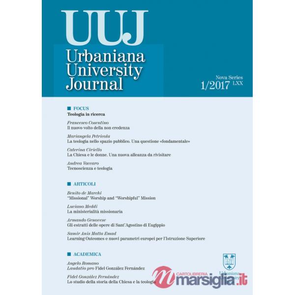 Urbaniana University Journal. Euntes Docete (2017). Vol. 1: Focus: Teologia in ricerca