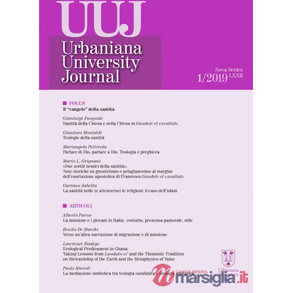 Urbaniana University Journal. Euntes Docete (2019). Vol. 1: Il Vangelo della santità