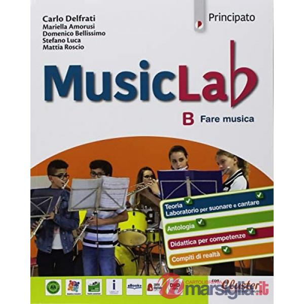 MUSICLAB B + QUADERNO DELLE COMPETENZE + DVDMP3