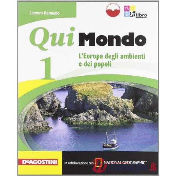 QUI MONDO VOL 1 + LIBRO DIGITALE 1 + DOSSIER NATIONAL GEOGRAPHIC