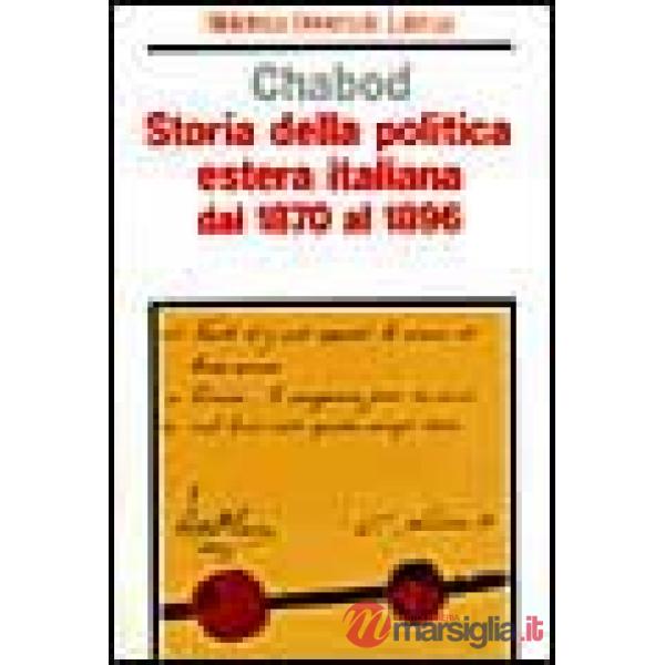 Storia della politica estera italiana dal 1870 al 1896