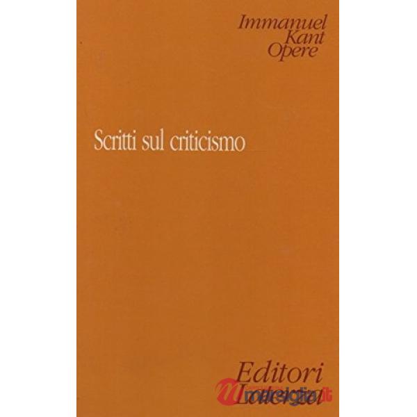 Scritti sul criticismo