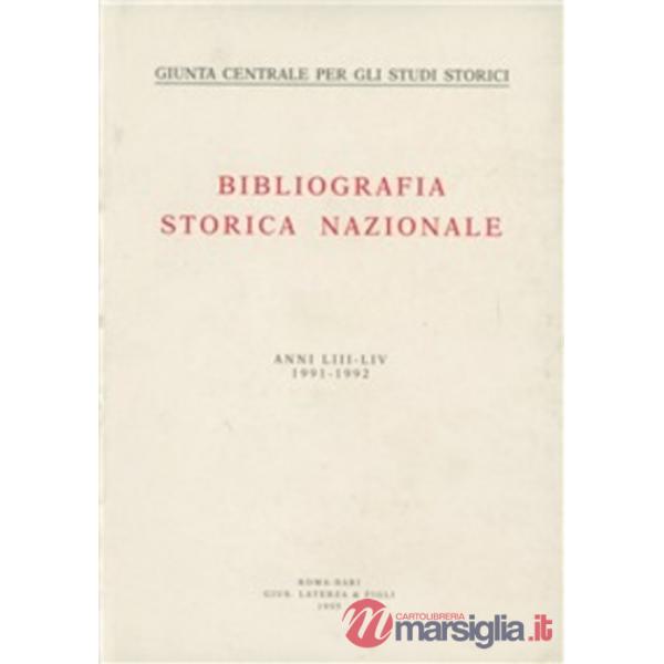 Bibliografia storica nazionale (1991-1992) vol. 53-54