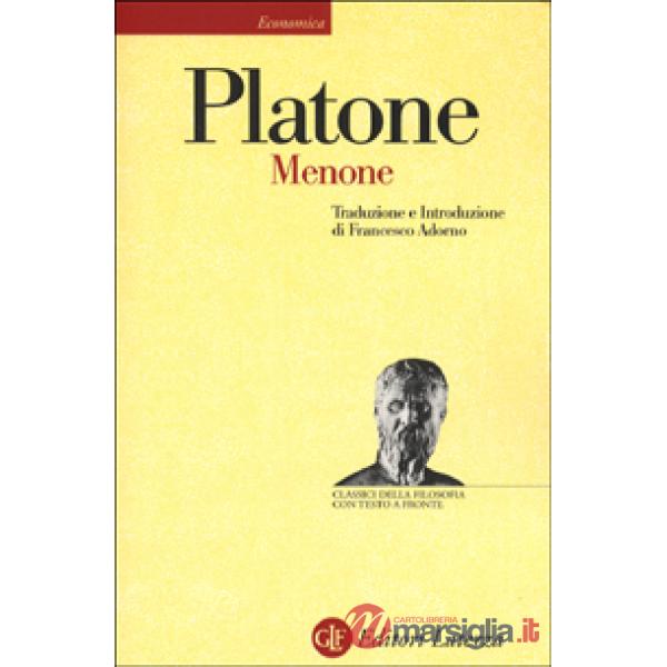 Menone. Testo greco a fronte