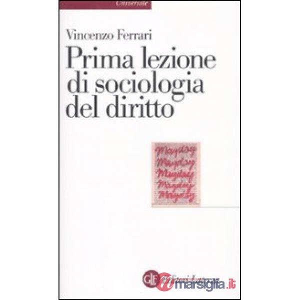 Prima lezione di sociologia del diritto