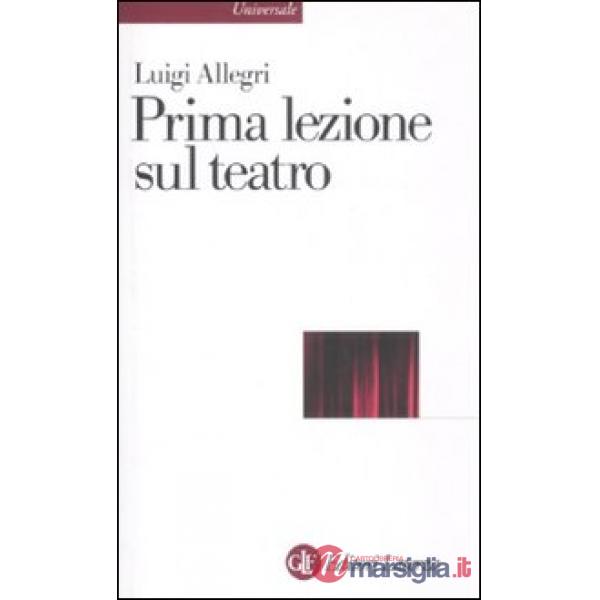 Prima lezione sul teatro