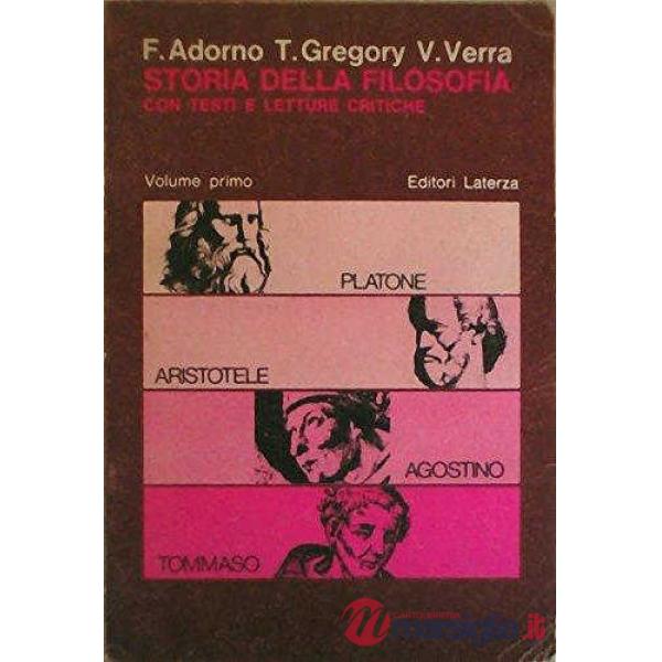 STORIA FILOSOFIA VOL. 1
