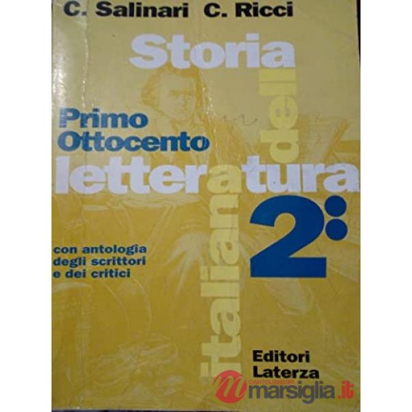 STORIA LETTERATURA ITALIANA VOL. 2 2 T. (BROCCA)