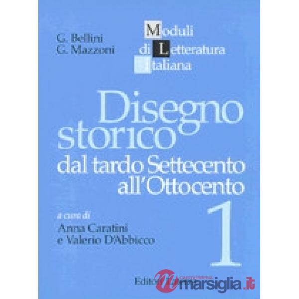 DISEGNO STORICO TARDO SETTECENTO ALL'800