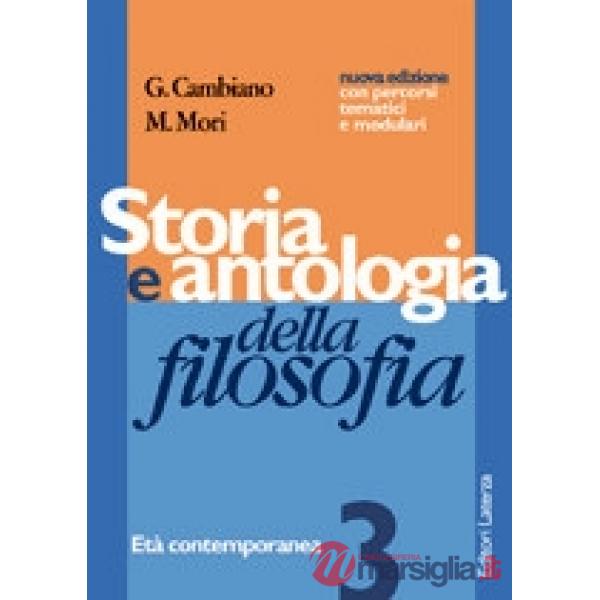 STORIA E ANTOLOGIA DELLA FILOSOFIA 3