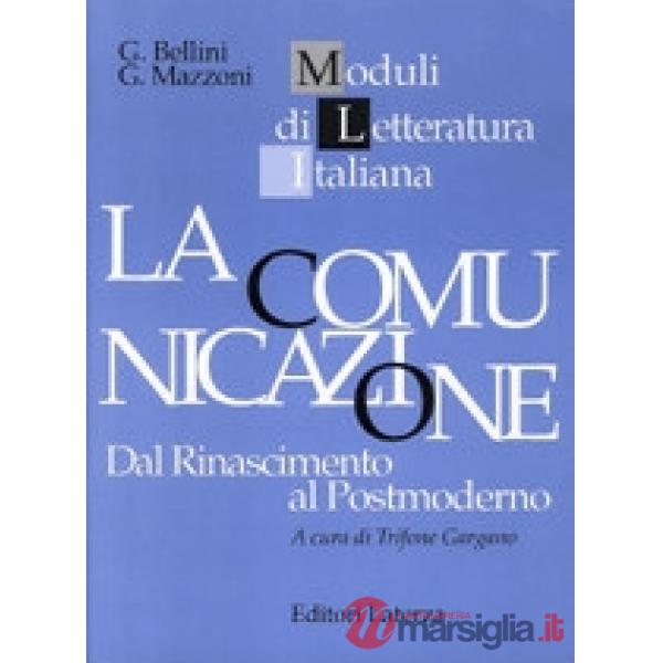 COMUNICAZIONE RINASCIMENTO/POSTMOD. (MLI)