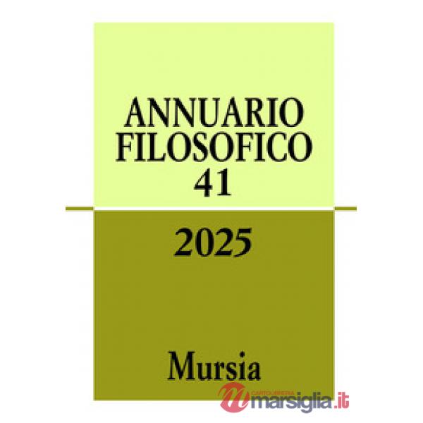 Annuario filosofico (2025). Vol. 41