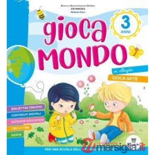 GIOCA MONDO QUADERNO + GIOCA ARTE + ALBO PONTE 5 ANNI KIT