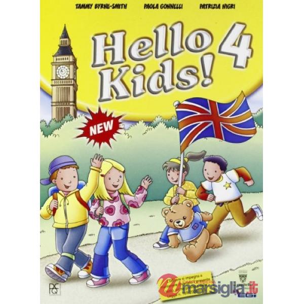 HELLO KIDS! 4 + WORKBOOK