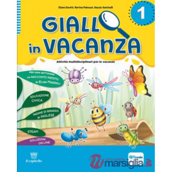 GIALLO IN VACANZA CLASSE 1 KIT QUATTRO CARATTERI