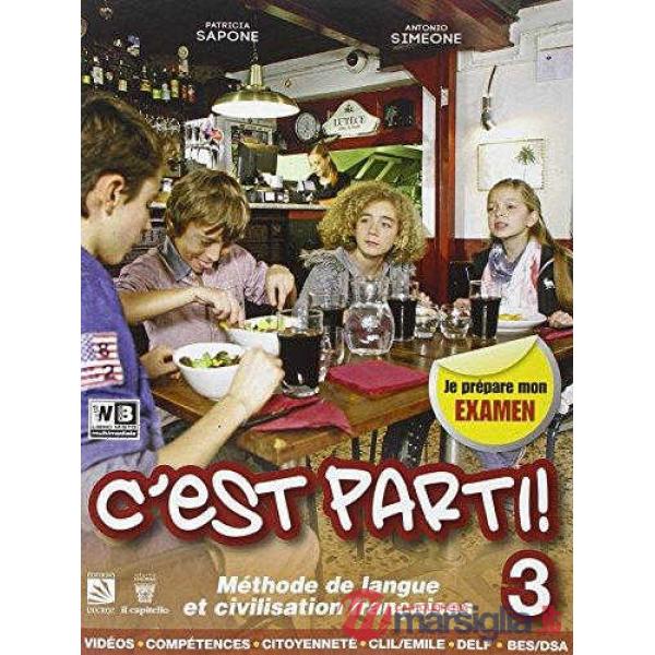 C'EST PARTI 3 VOLUME + DVD LIBRO DIG