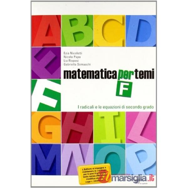 MATEMATICA PER TEMI F