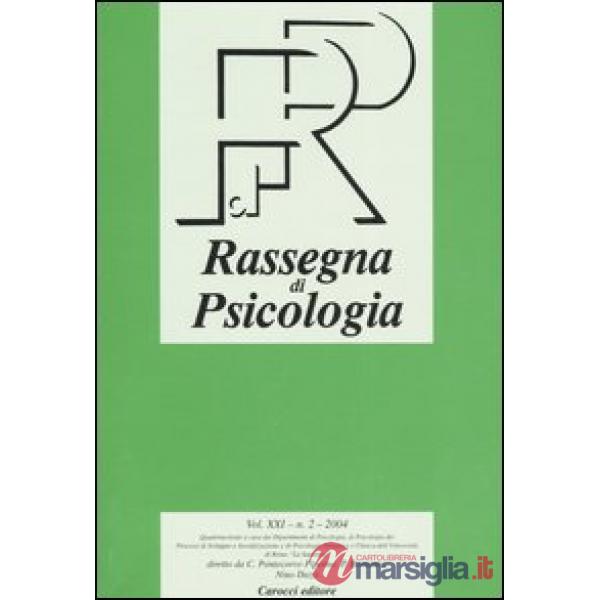 Rassegna di psicologia (2004). Vol. 2