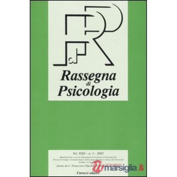 Rassegna di psicologia (2005). Vol. 3