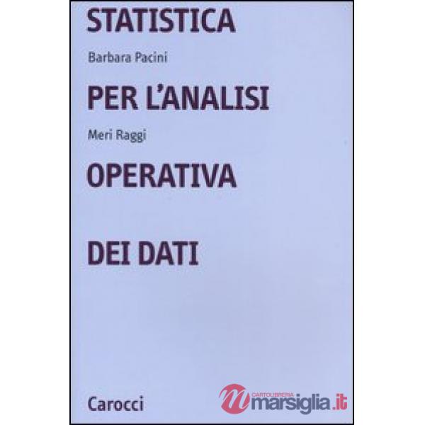 Statistica per l'analisi operativa dei dati