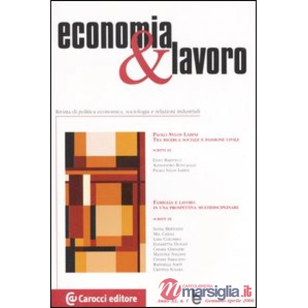 Economia & lavoro (2006). Vol. 1