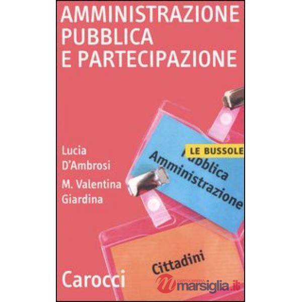 Amministrazione pubblica e partecipazione