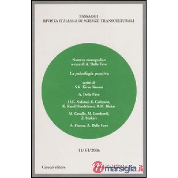 Passaggi (2006). Rivista italiana di scienze transculturali. Vol. 11