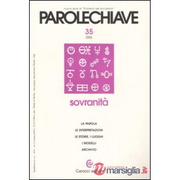Parolechiave (2006). Vol. 35: Sovranità