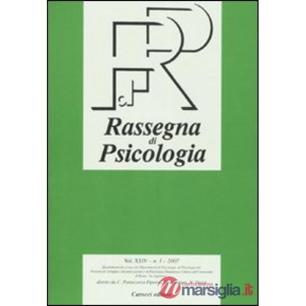 Rassegna di psicologia (2007). Vol. 1