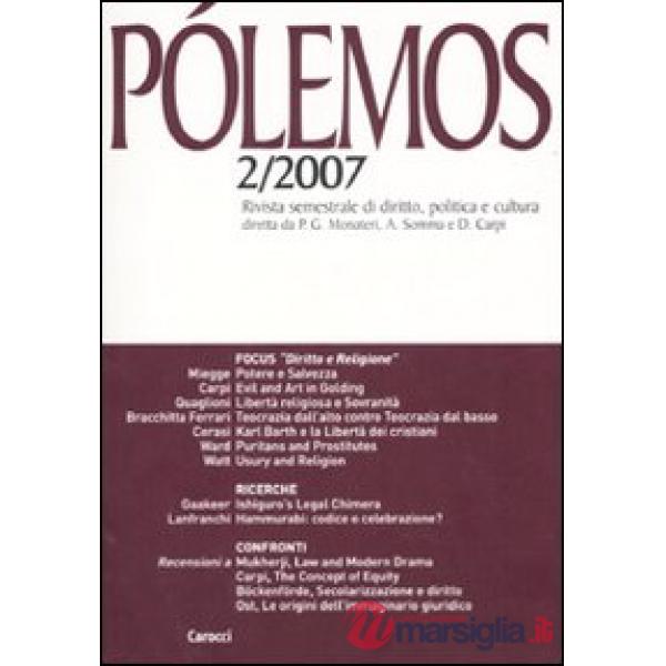 Pólemos. Rivista semestrale di diritto, politica e cultura (2007). Vol. 2